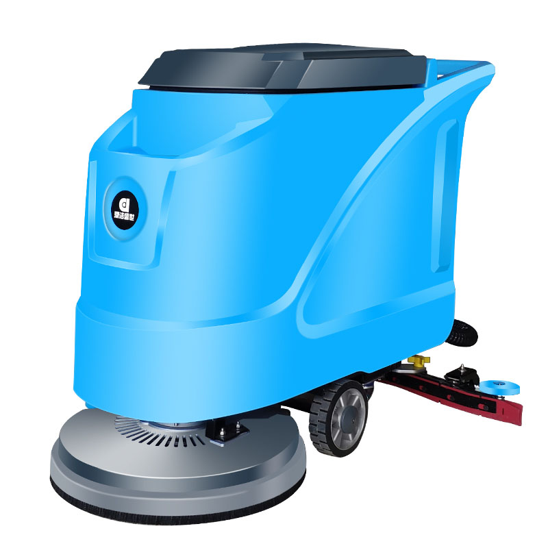 鼎潔盛世DJ520Y手推式洗地機(jī)使用效果視頻