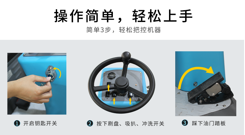 鼎潔盛世電動駕駛洗地車 DJ920HP55