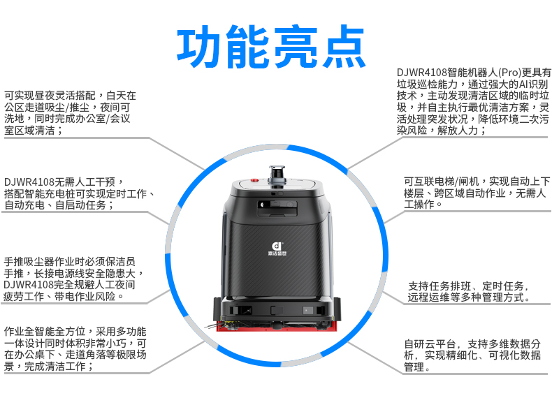 鼎潔盛世商用清潔機器人DJWR410885