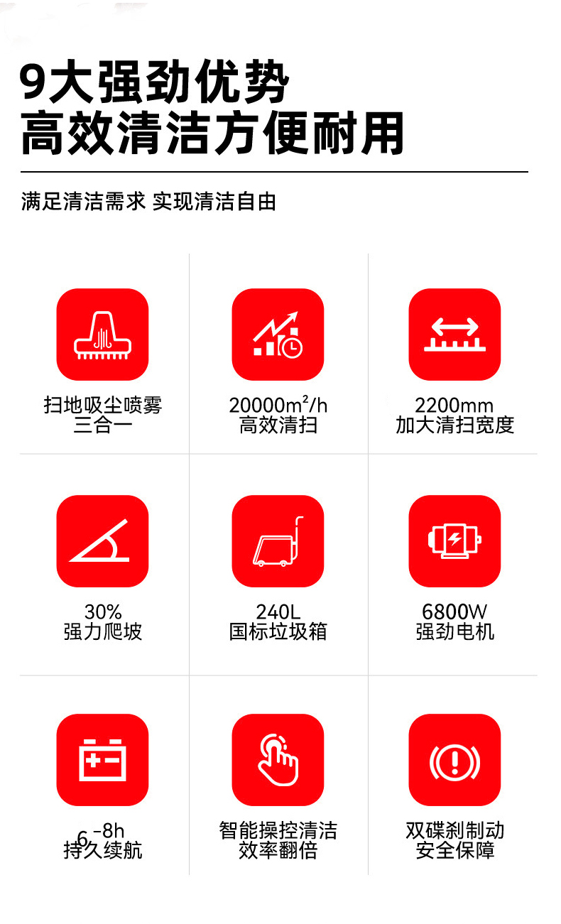 鼎潔盛世駕駛式掃地車工廠園區(qū)景區(qū)公園道路清掃車DJ2200GTH4L55